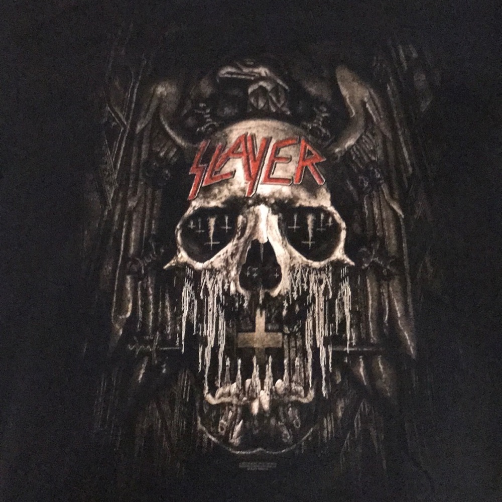 Men’s XL Slayer 2015 Tour t-shirt, never worn.